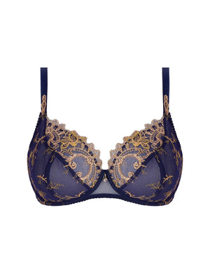 Lise Charmel - Grand Soir Saphir Half Cup Bra Marine Or