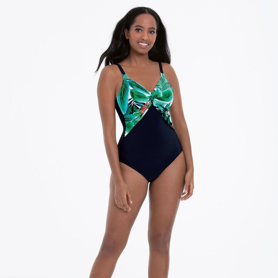 Anita Swimwear Adele Swimsuit - Emerald Plunge Swimsuit Anita Swimwear 