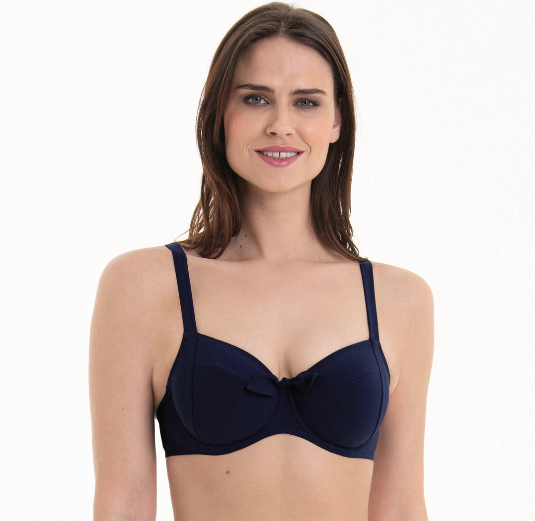 Rosa Faia Baño - Top de bikini Style Leandra Top Azul oscuro