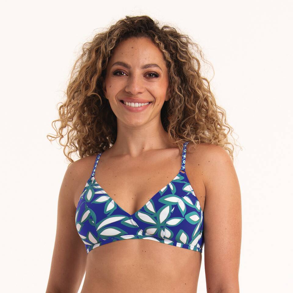 Rosa Faia Swimwear - Minou Bikini Top Ocean Blue