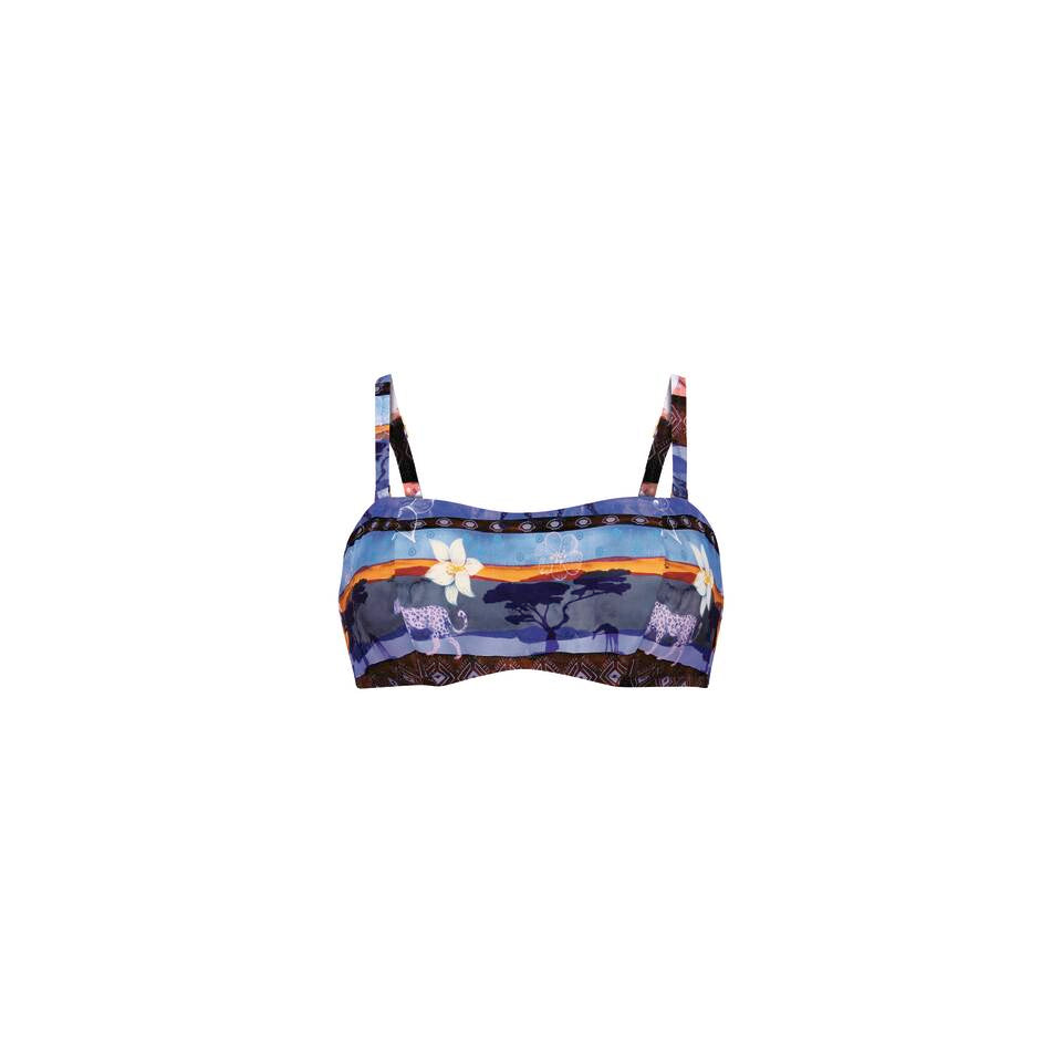 Rosa Faia Swimwear - Bella Bikini Top Multi Colour