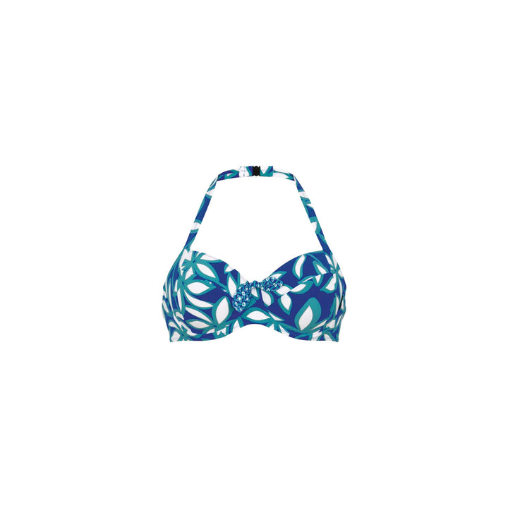 Rosa Faia Swimwear - Leandra Bikini Top Ocean Blue