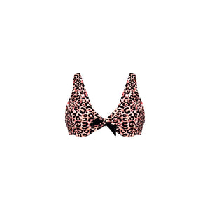 Rosa Faia Swimwear - Loretta Bikini Top Black-Brown