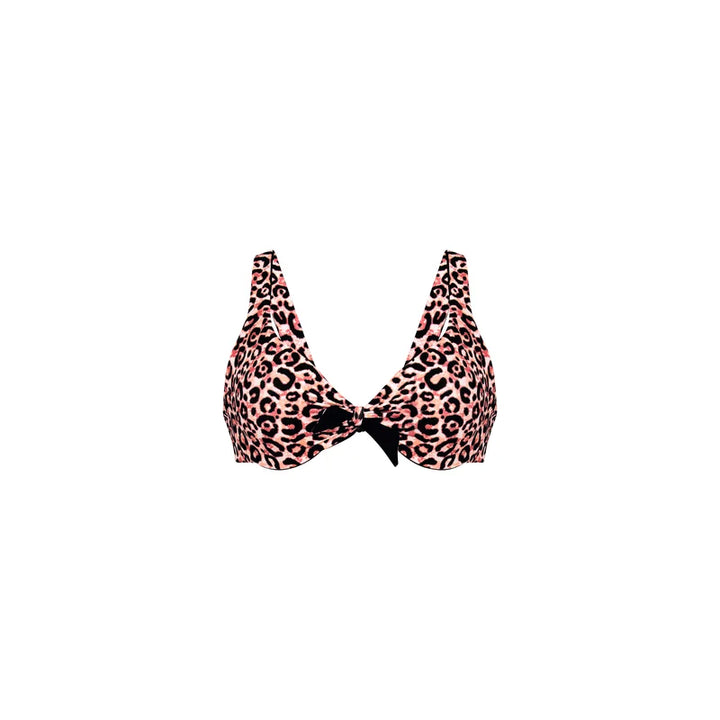 Rosa Faia Swimwear - Loretta Bikini Top Black-Brown