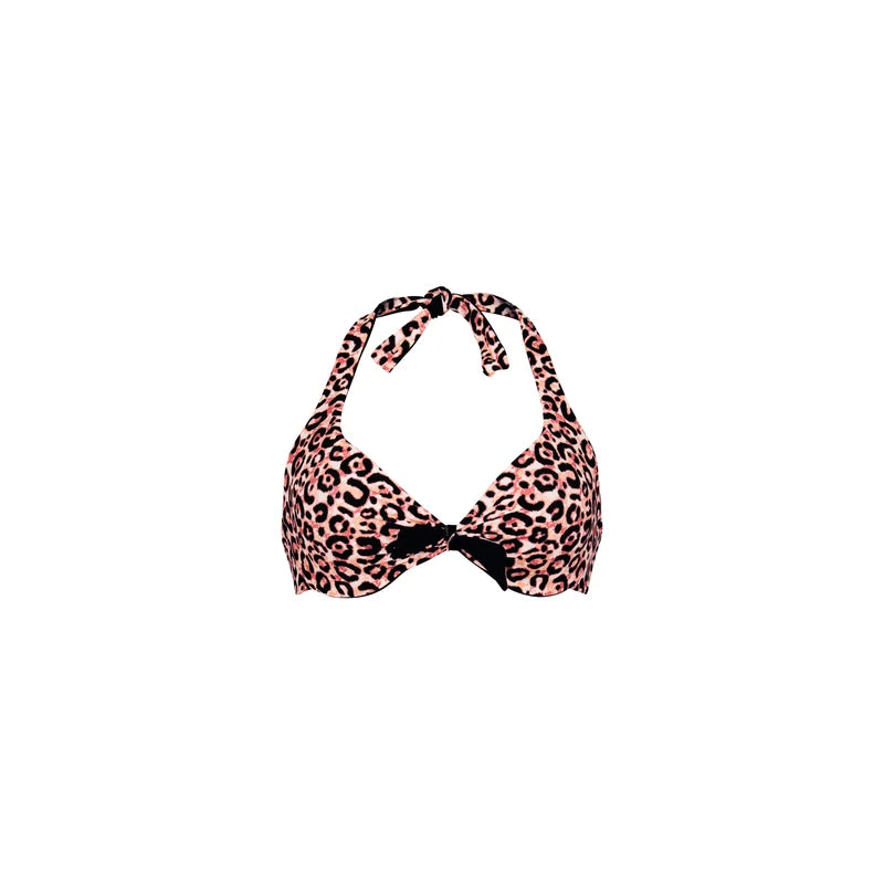 Rosa Faia Swimwear - Loretta Bikini Top Black-Brown