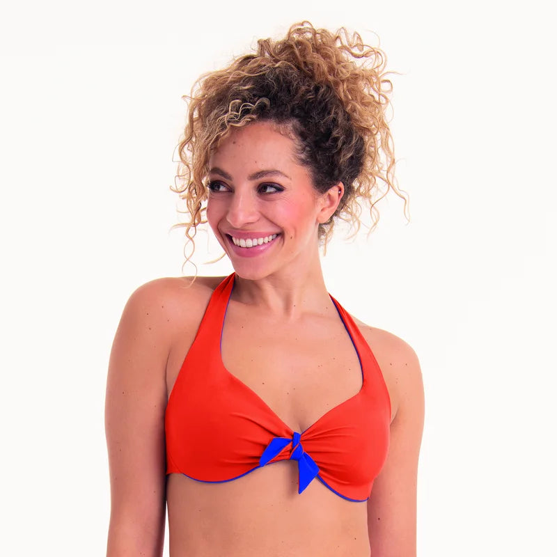 Rosa Faia Swimwear - Loretta Bikini Top Ocean Blue