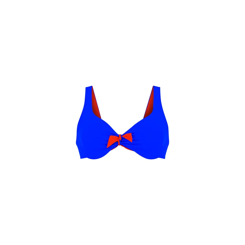 Rosa Faia Swimwear - Loretta Bikini Top Ocean Blue