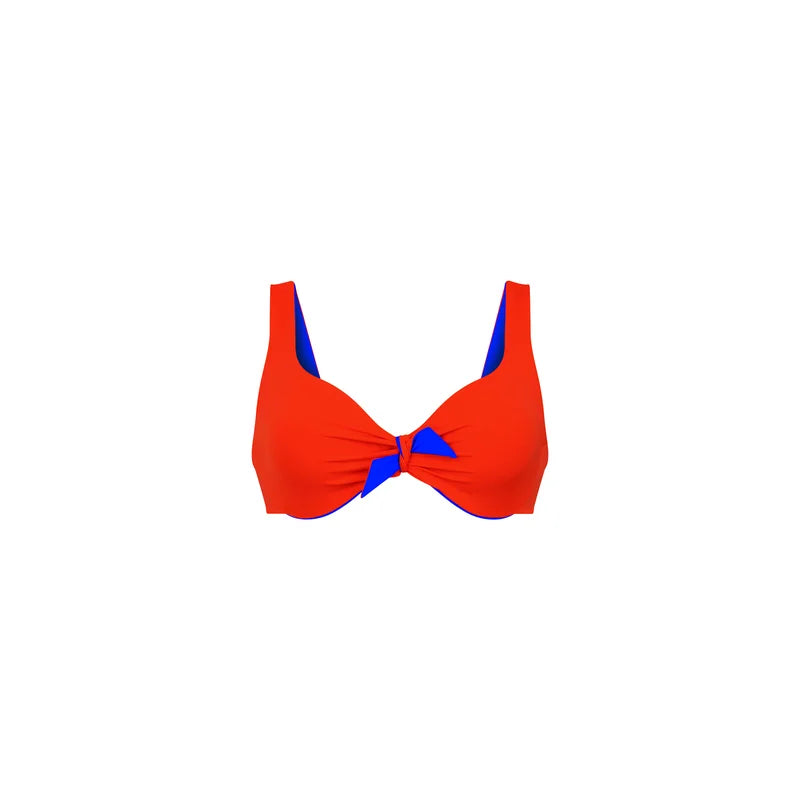 Rosa Faia Swimwear - Loretta Bikini Top Ocean Blue