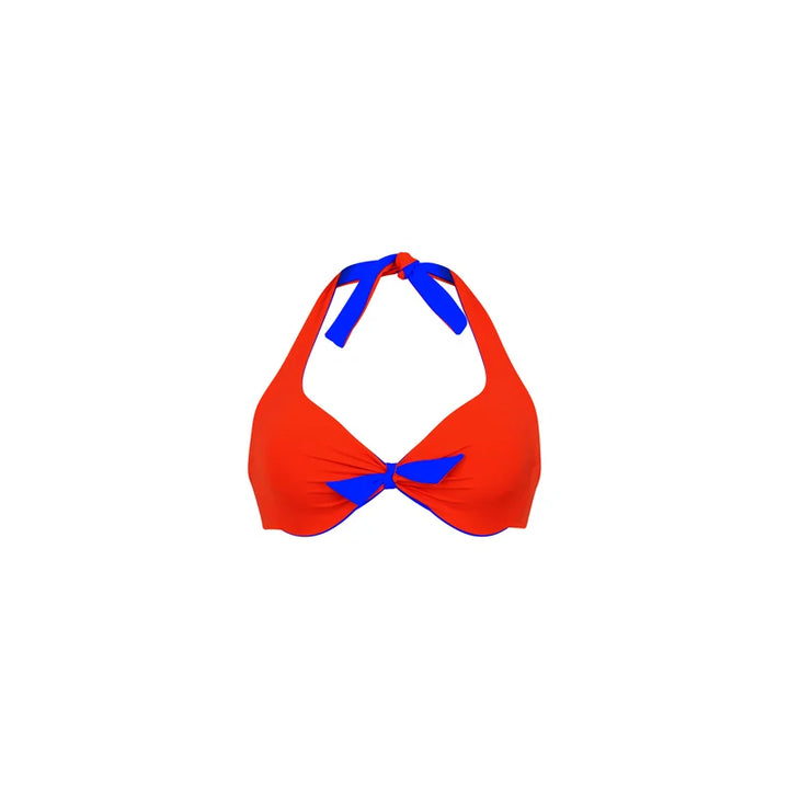 Rosa Faia Swimwear - Loretta Bikini Top Ocean Blue