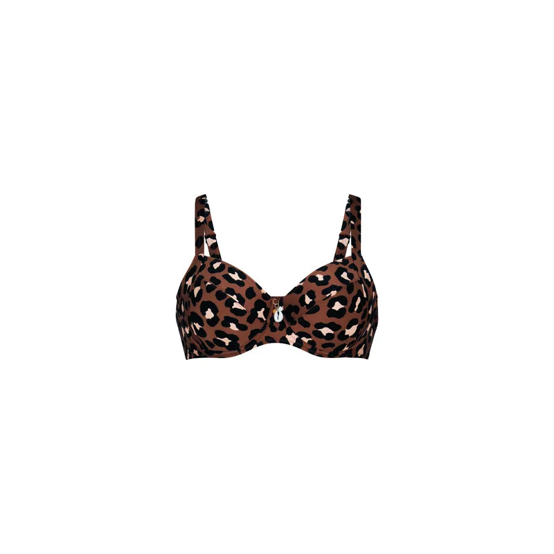 Rosa Faia Swimwear - Leandra Bikini Top Toffee