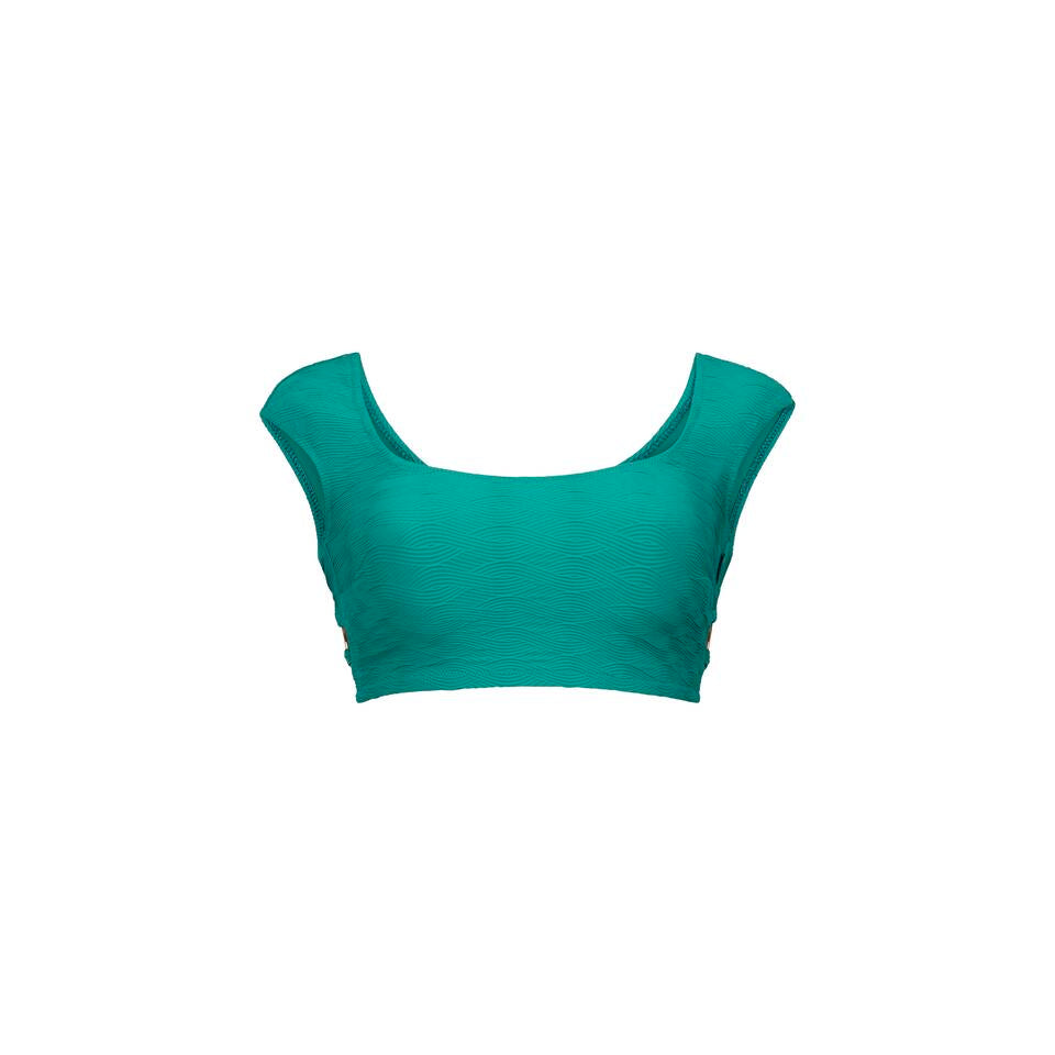 Rosa Faia Swimwear - Vroni Bikini Top Aquatic Green