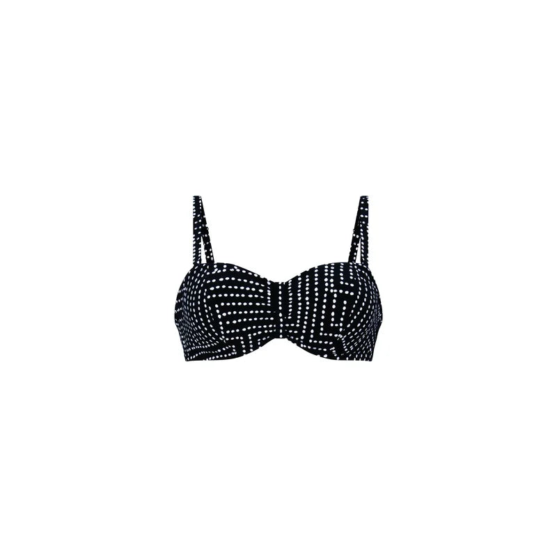 Rosa Faia Swimwear - Ella Bikini Top Black