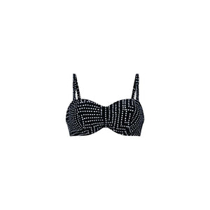 Rosa Faia Swimwear - Ella Bikini Top Black