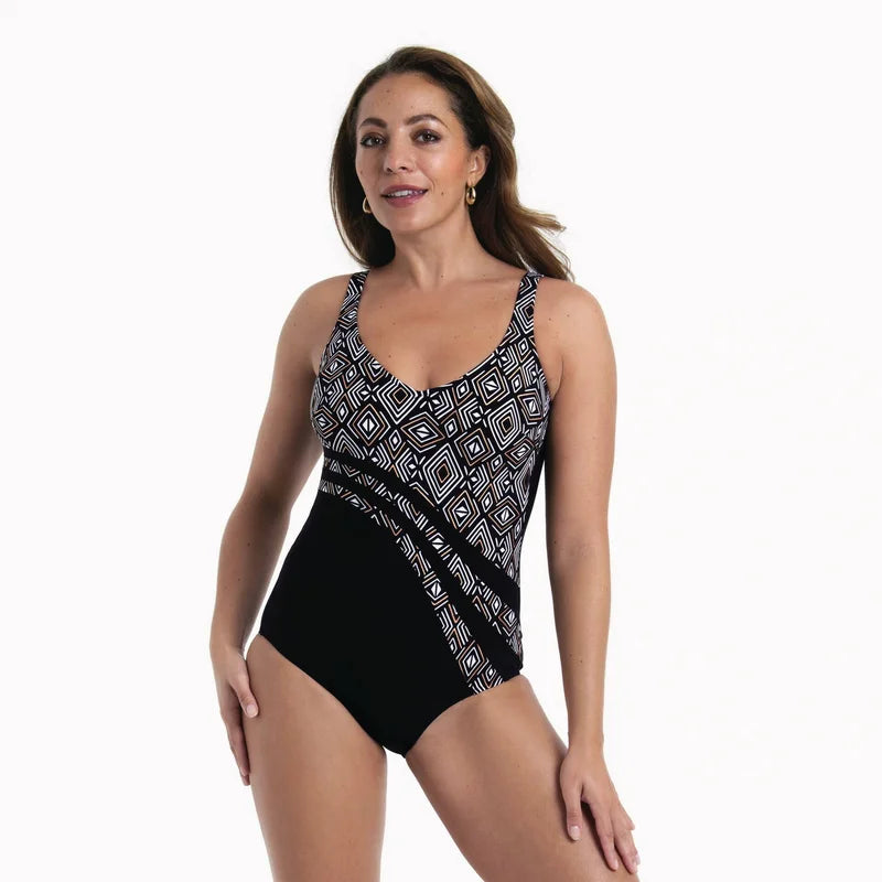 Anita Swimwear - Luella Swimsuit Black/Gold