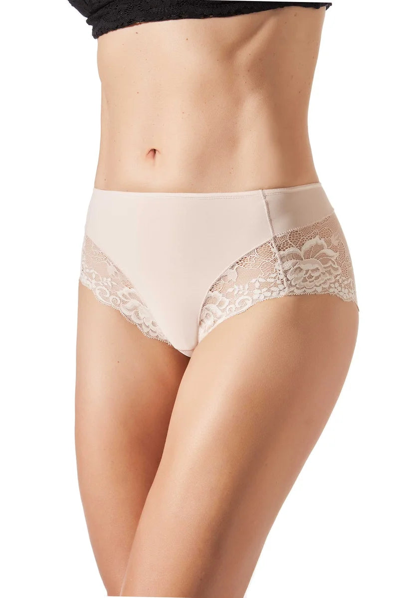 Janira - Greta Lace High Waist Brief Dune