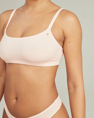 Nudea - Stretch Scoop Neck Bralette Blush Pink