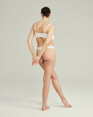 Nudea - Stretch Scoop Neck Bralette White