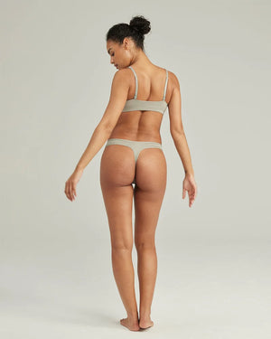 Nudea - Stretch Scoop Neck Bralette Sage Green