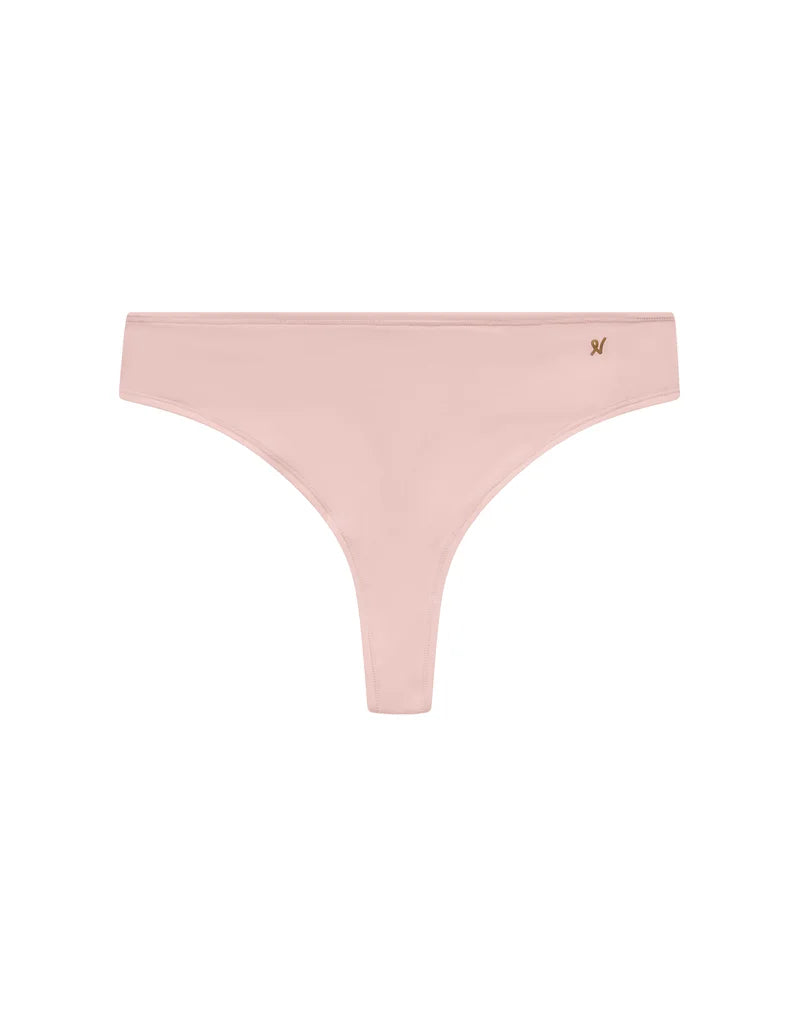 Nudea - Stretch Dipped Thong Blush Pink