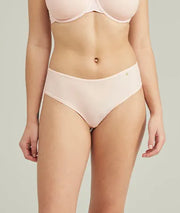Nudea - Stretch Mid Rise Bikini Brief Blush Pink