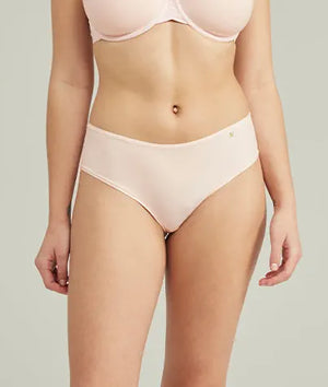 Nudea - Stretch Mid Rise Bikini Brief Blush Pink