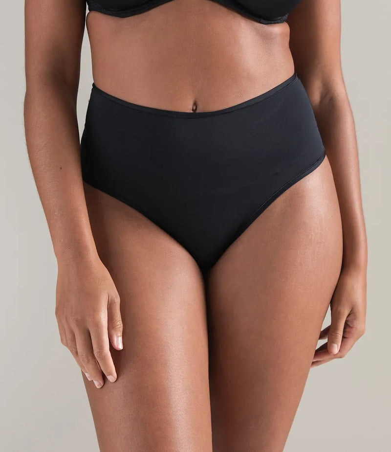 Nudea - High Waisted Brief Black