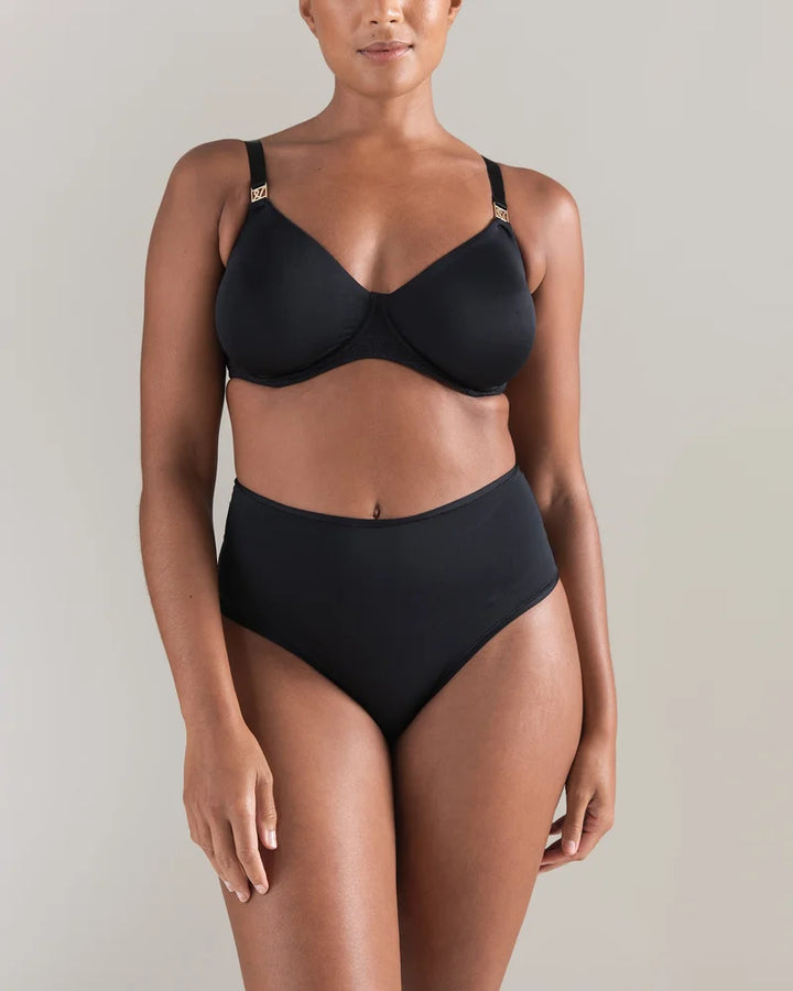 Nudea - High Waisted Brief Black