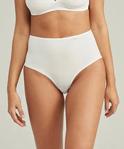 Nudea - Stretch High Waisted Brief White