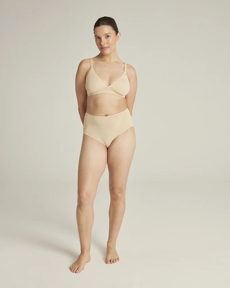 Nudea - Stretch High Waisted Brief Light Nude
