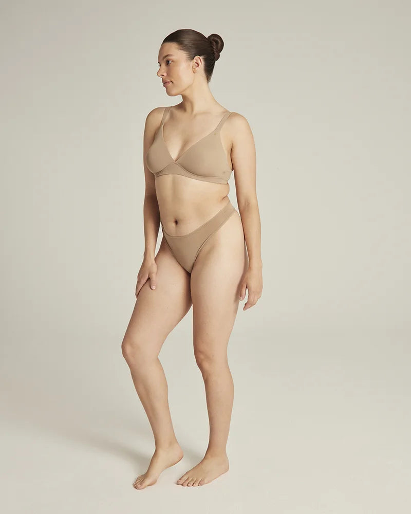 Nudea - Stretch Easy Does It Bralette Dark Nude