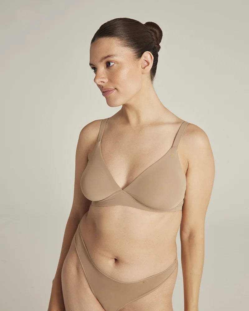 Nudea - Stretch Easy Does It Bralette Dark Nude