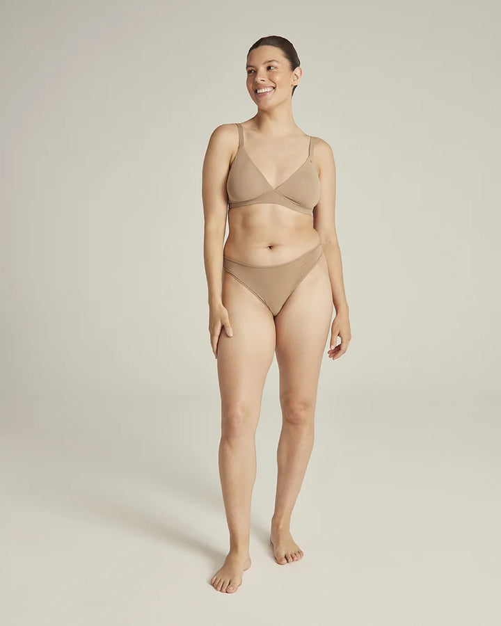 Nudea - Stretch Easy Does It Bralette Dark Nude