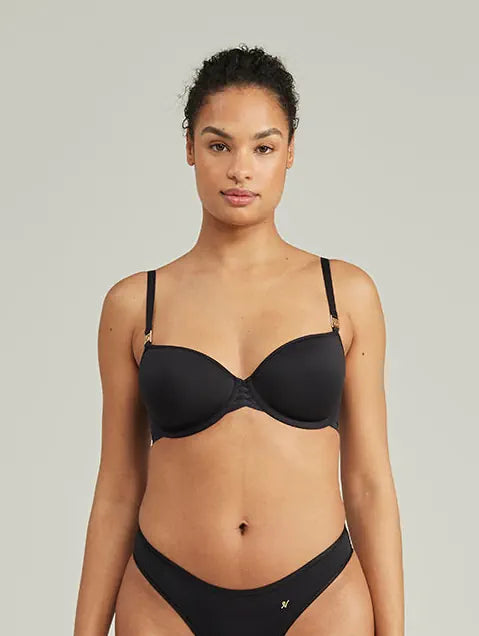 Nudea - Stretch Go To T-Shirt Bra Black