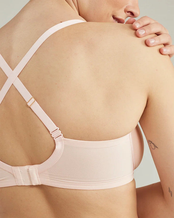 Nudea - Stretch Go To T-Shirt Bra Blush Pink