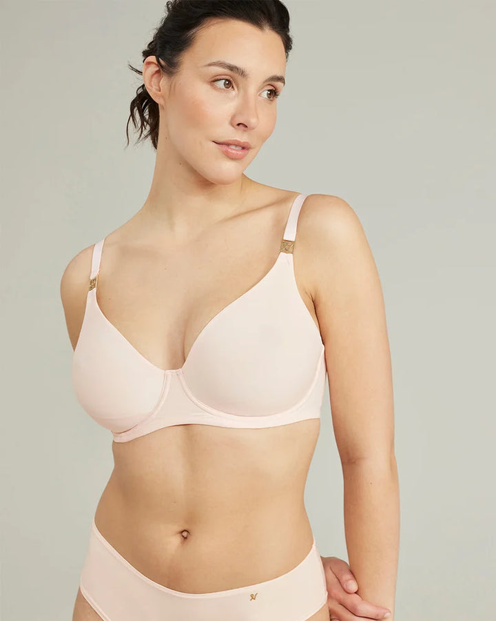 Nudea - Stretch Boss Full Cover Bra Blush Pink