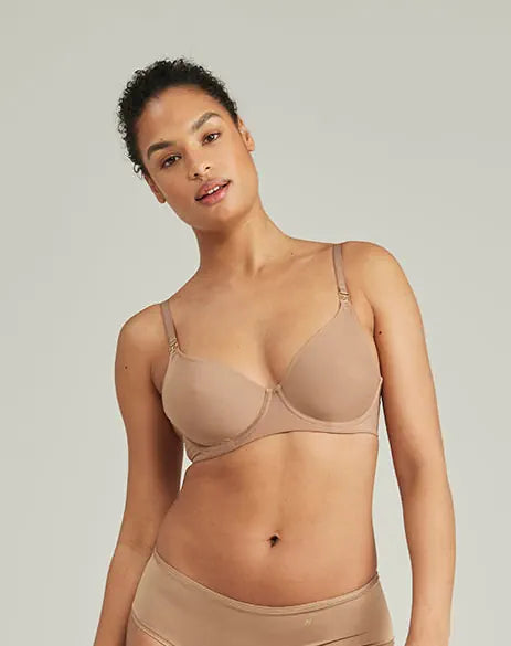 Nudea - Stretch Boss Full Cover Bra Dark Nude