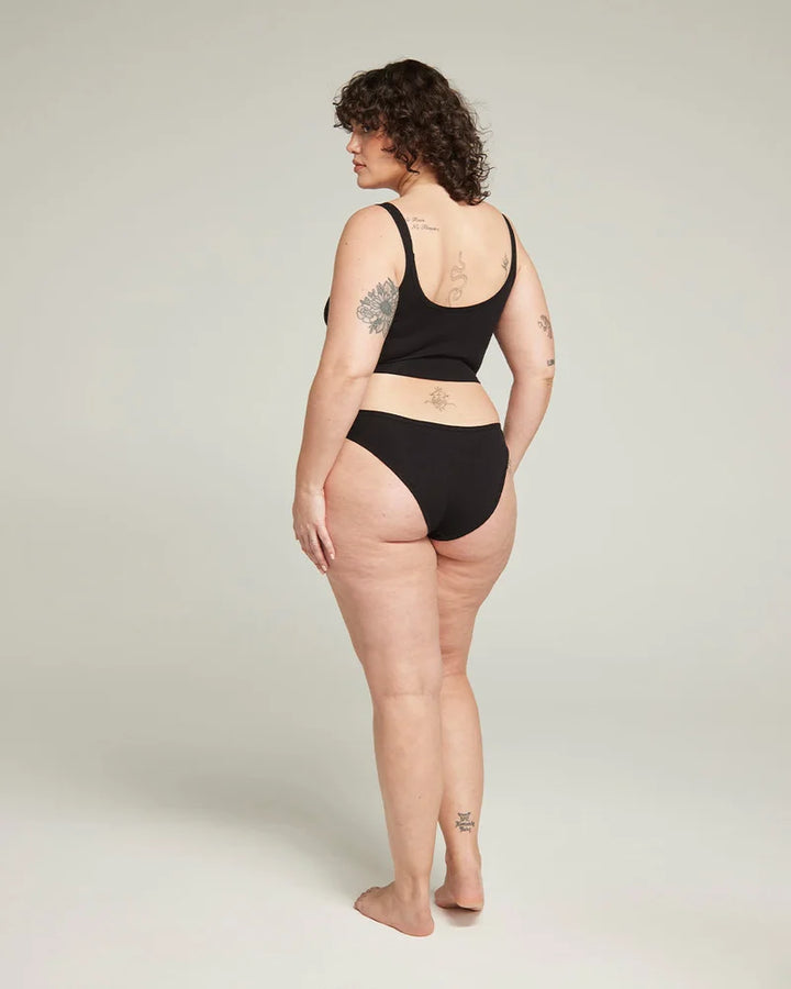 Nudea - Organic Cotton Mini Brief 3 Pack Black