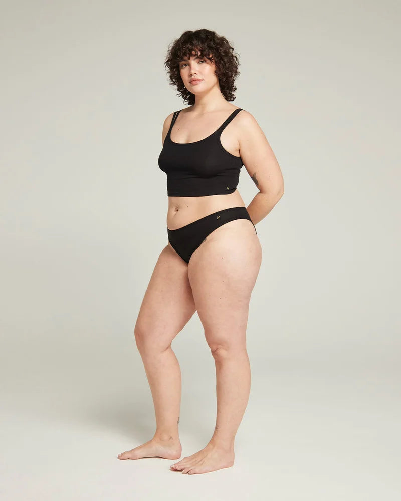 Nudea - Organic Cotton Mini Brief 3 Pack Black