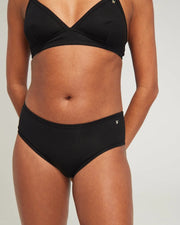 Nudea - Organic Cotton Midi Brief 3 Pack Black