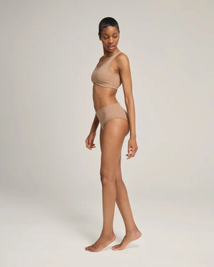 Nudea - Organic Cotton Midi Brief 2 Pack Mocha