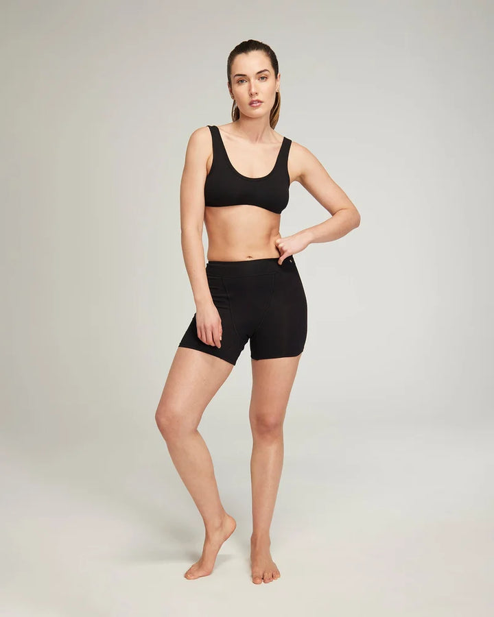 Nudea - Organic Cotton Boyfriend Boxer Black
