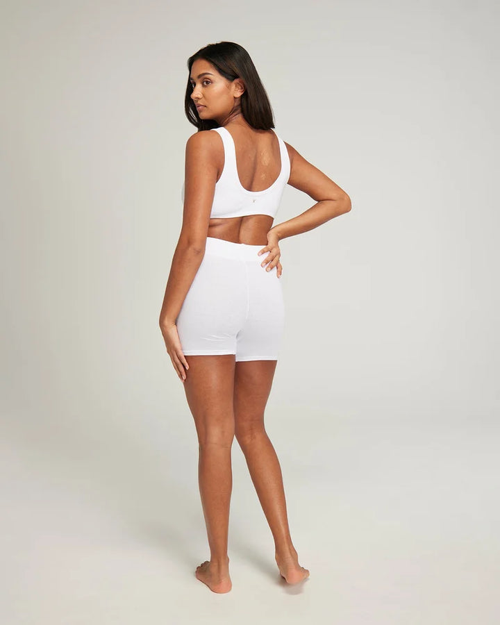 Nudea - Organic Cotton Boyfriend Boxer White