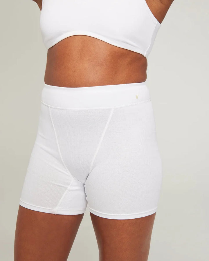 Nudea - Organic Cotton Boyfriend Boxer White
