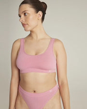 Nudea - TENCEL Seamless Crop Top Rose Pink