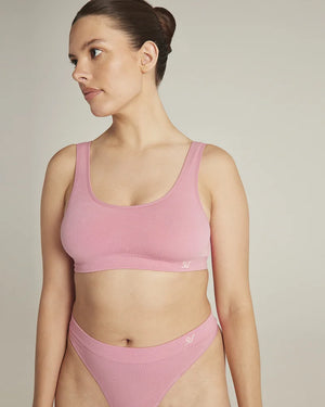 Nudea - TENCEL Seamless Crop Top Rose Pink