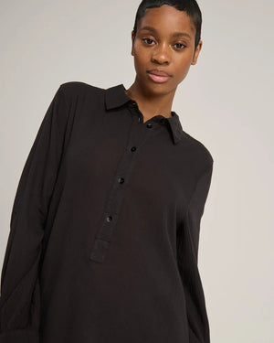 Nudea - Maxi Shirt Black
