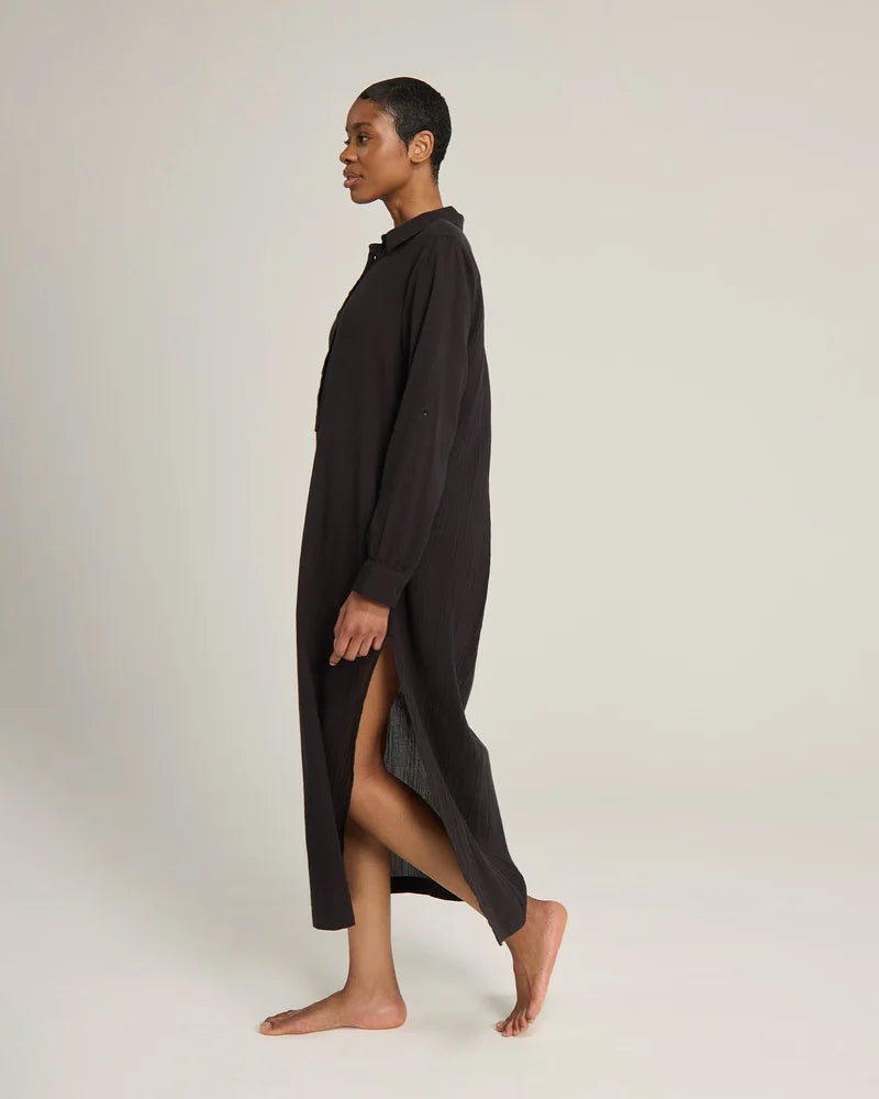 Nudea - Maxi Shirt Black