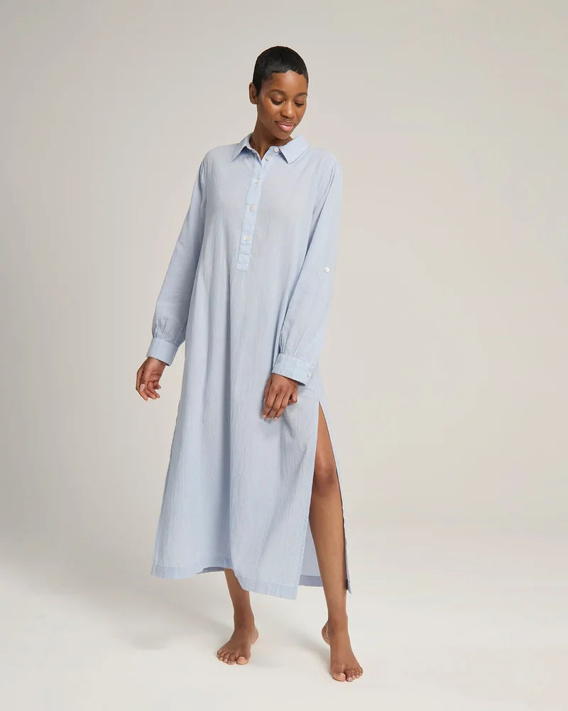 Nudea - Maxi Shirt Sky