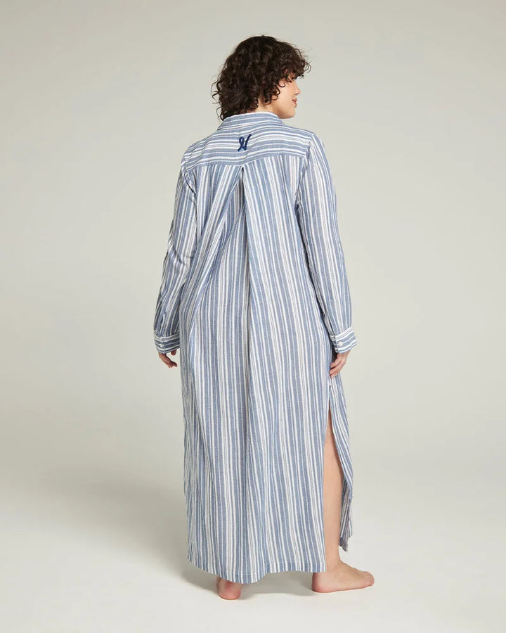 Nudea - Maxi Shirt French Navy Stripe