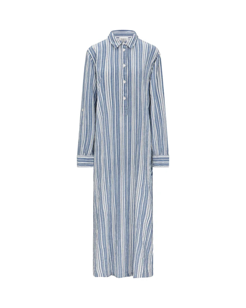 Nudea - Maxi Shirt French Navy Stripe